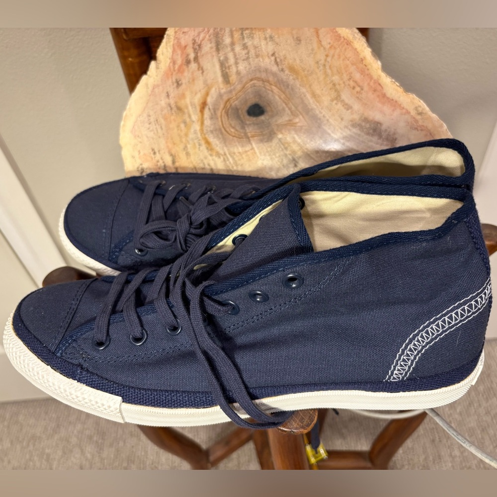 Converse Navy High-Top Sneakers
